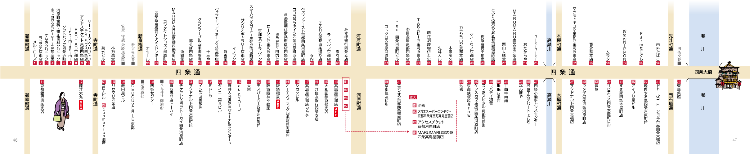 御幸町〜先斗町
